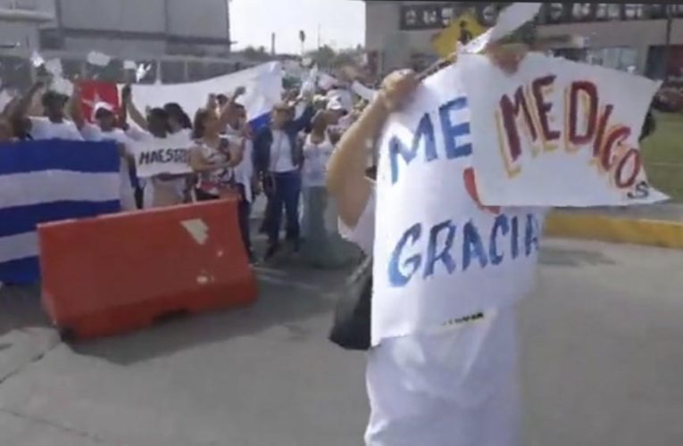 Cubanos realizan marcha en Reynosa