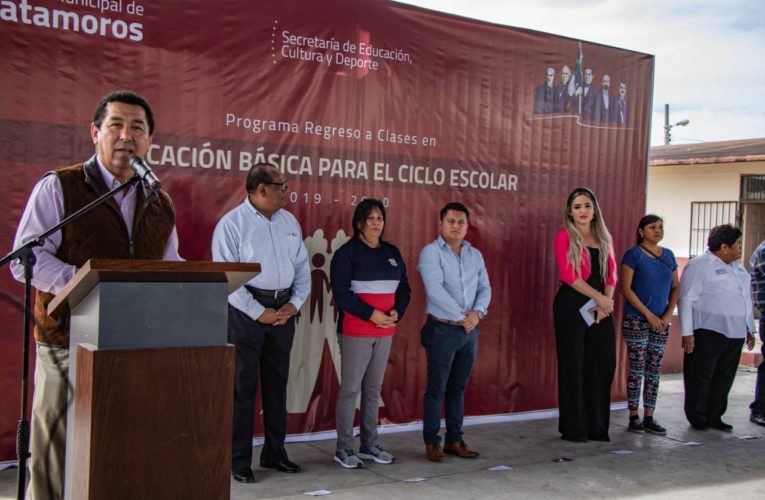 “Con entrega y pasión trabajamos por  Matamoros”: Alcalde Mario López