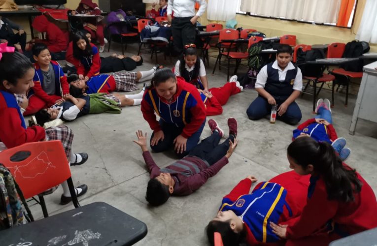 Más de 400 alumnos de Río Bravo participan en simulacro