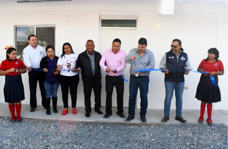 Alcalde de Río Bravo inaugura comedor en escuela primaria