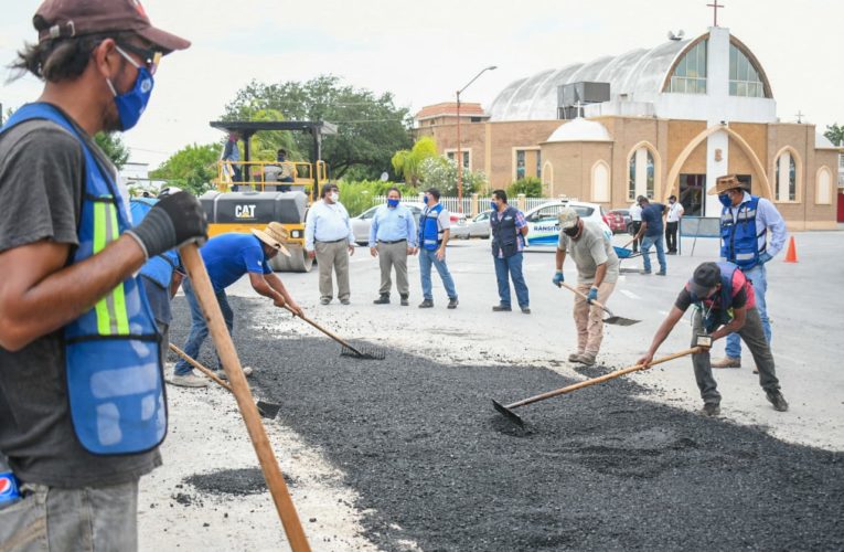 Intensifica Gobierno de Río Bravo trabajos de bacheo