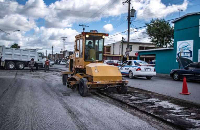 Acciones del Gobierno de Matamoros no se detienen; activan rehabilitación de pavimento